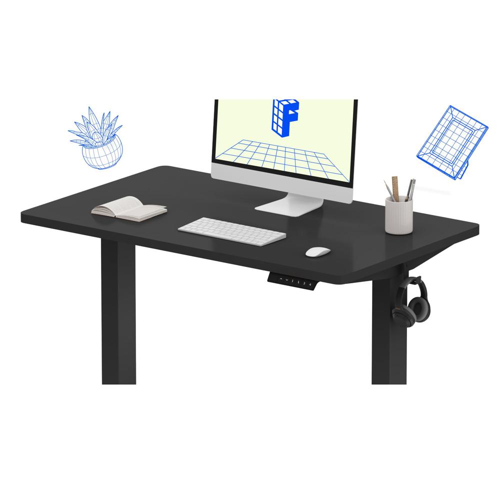 FLEXISPOT  EN1B BLACK フレキシスポット　電動昇降デスク