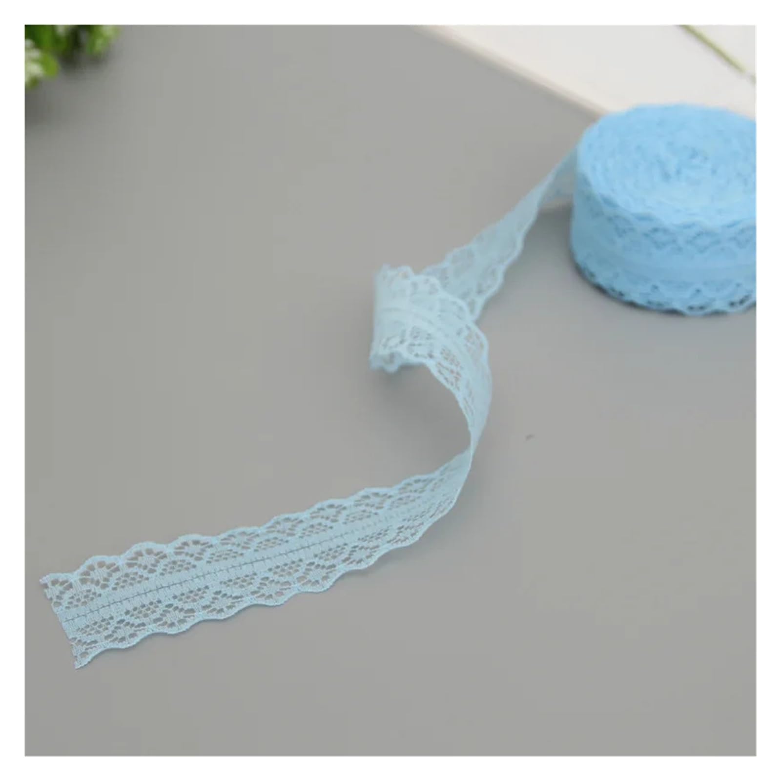 1 unidad/300,0 m/4,5 Cm encaje blanco Para Hogar