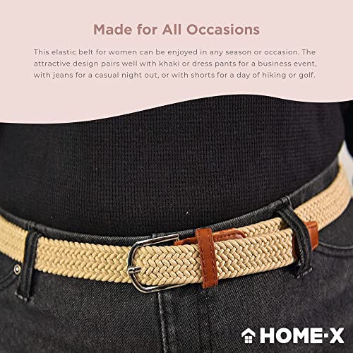 Home-X Braided Stretch Belt, Elastic Belts3
