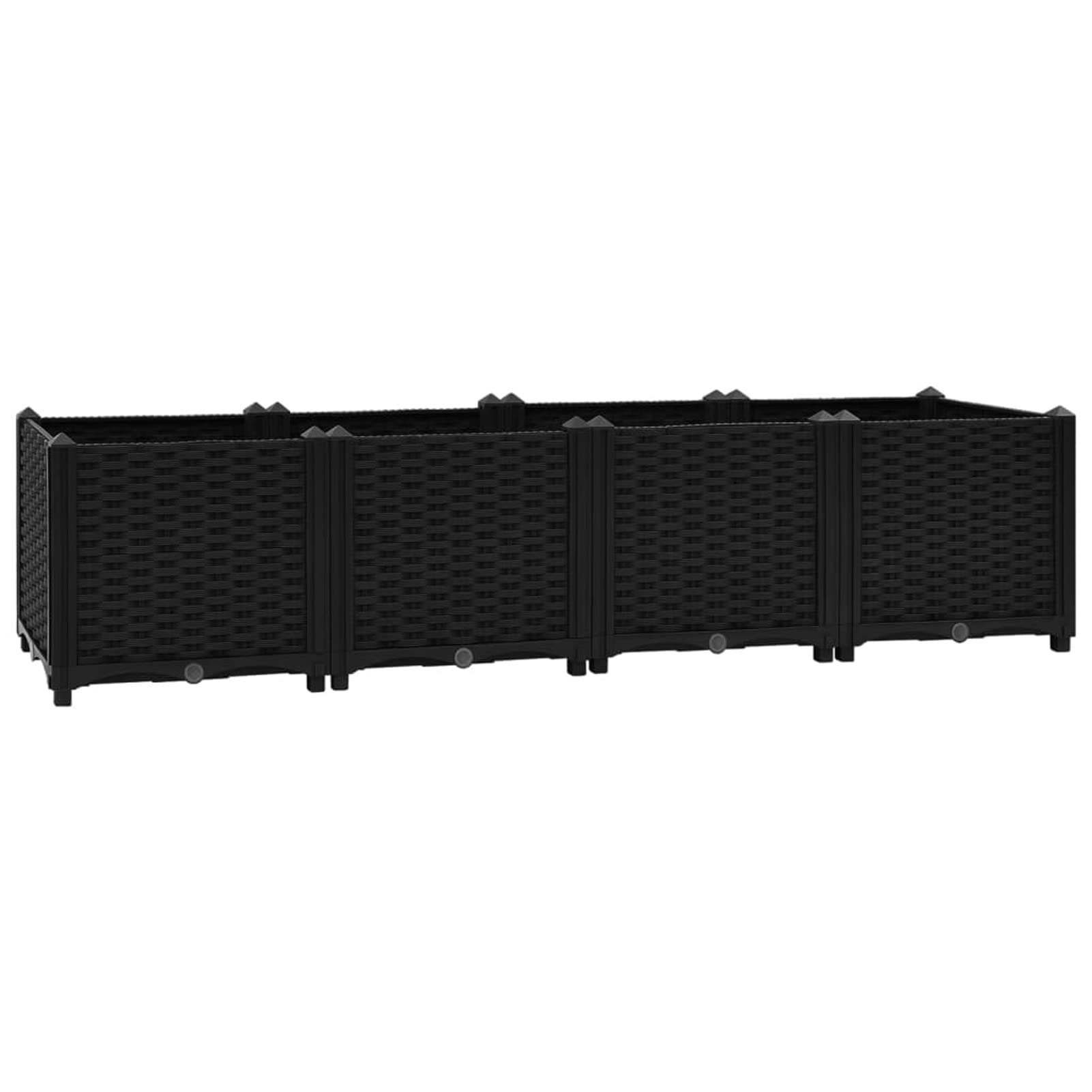 Arriate, Mesa De Cultivo, Huerto Domestico, Cultivo De Plantas Aromaticas, Arriate De Jardín,Arriate Huerto, 160x40x38 cm Polipropileno