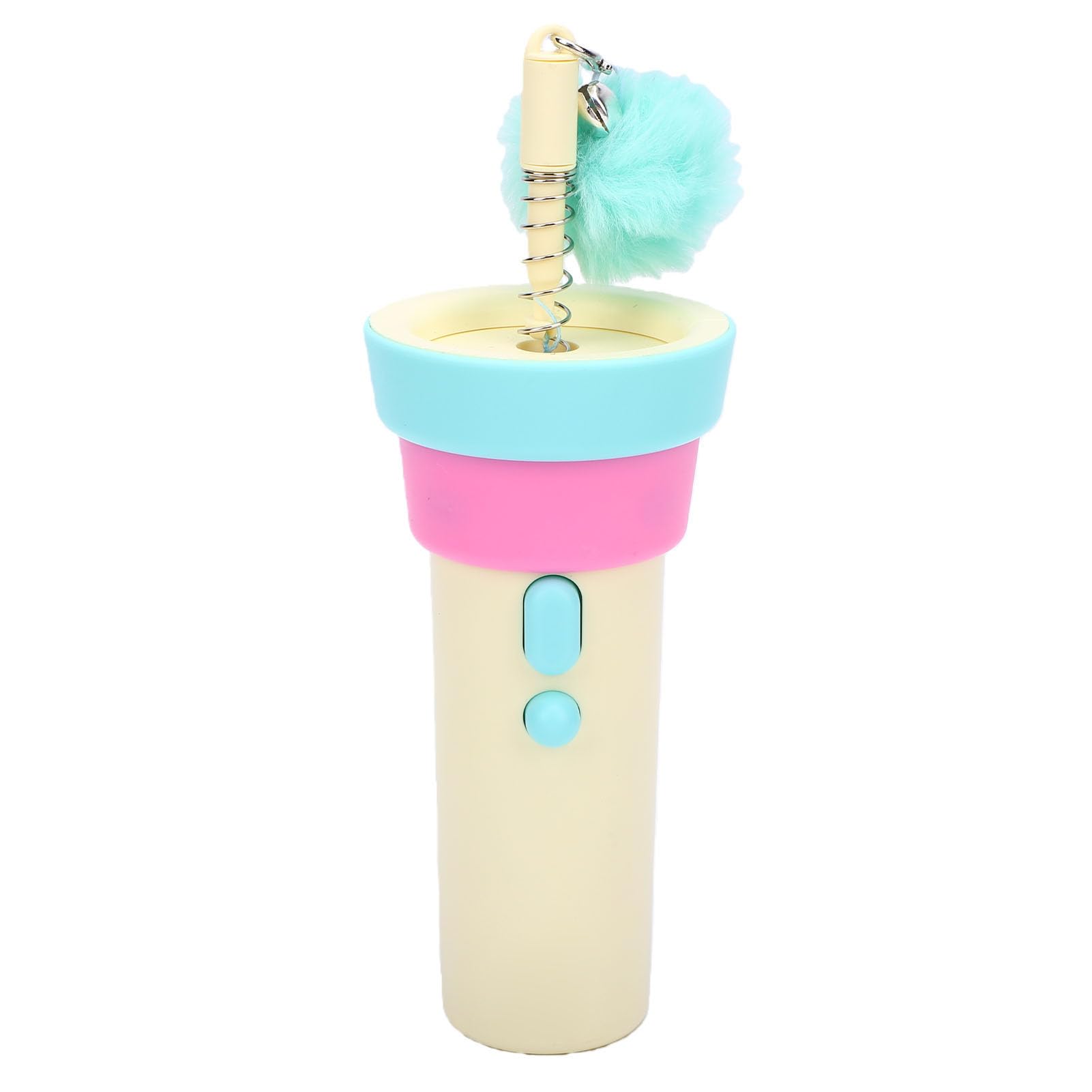 Naroote Jouet Électrique pour Chat, Jouet Interactif Rétractable pour Chat avec Balle en Peluche et Poignée Ergonomique, Fonctionnement Silencieux, pour Animaux d'Intérieur