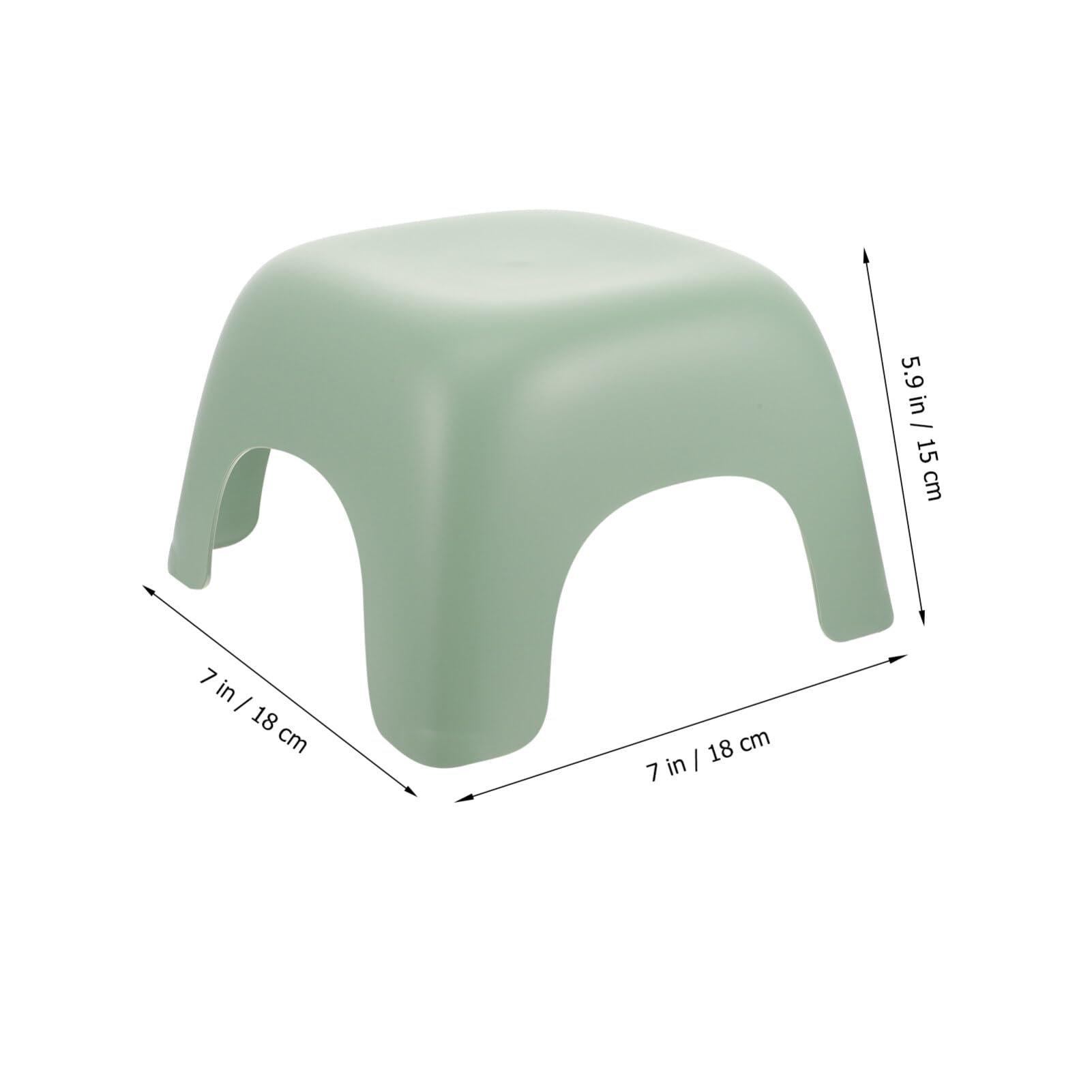 Homoyoyo Sgabello per Bambini Sicuro e Pratico Leggero in Plastica Pp Antiscivolo, Piccolo Sgabello da Bagno Portatile, per Cucine e Scuole