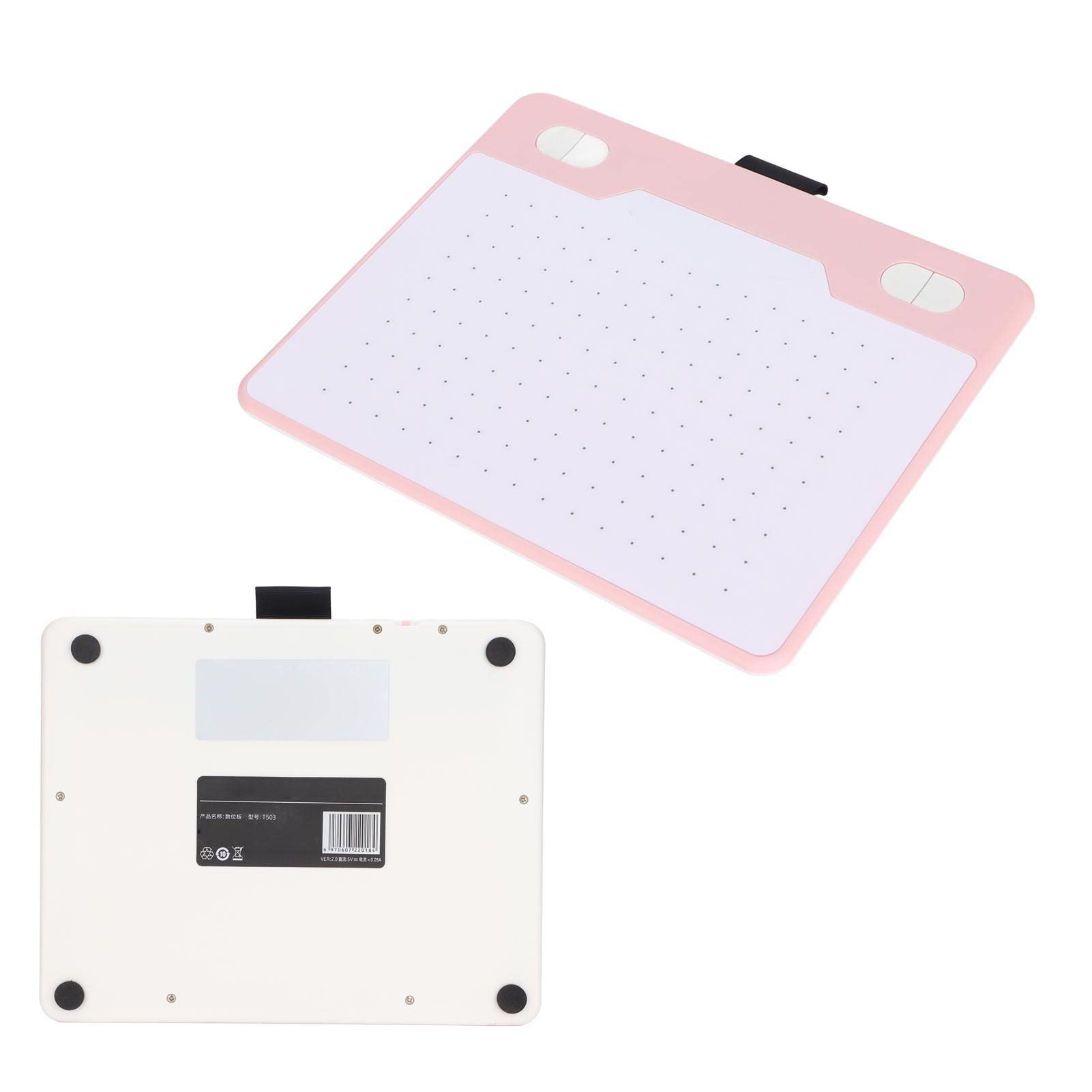 Dpofirs Tavoletta Grafica Digitale con Ampia Area Attiva con Penna per Scrittura a Mano, Riconoscimento Automatico, Compatibile con PC Win/Operativo Android per Pittura, Design e