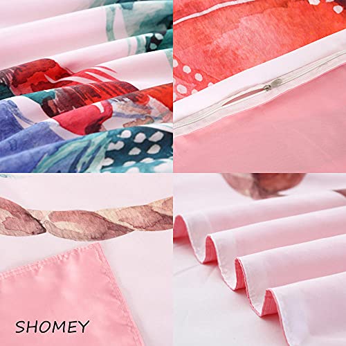 SHOMEY Eenpersoons Dekbedovertrek Set - Zeemeermin Beddengoed Gedrukt Zacht Cosy Dekbedovertrek Sets Microfiber Beddengoed Sets (135 cm x 200 cm + 2 Kussenslopen 80 x 80 cm) - Afbeelding 6