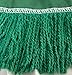 Industrial Dust Mop Kit – Includes 5 Inch Wide Closed Loop Mop Head, Fiberglass Handle, and Heavy-Duty Wire Frame – Commercial Grade - Green 60 Inch