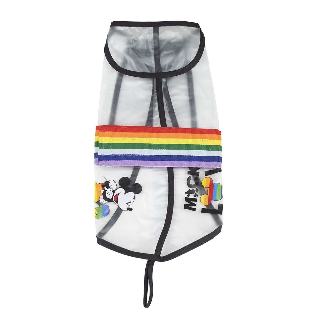 Cerdá - ForFanPets | Multicoloured Disney Pride Dog Raincoat - Official Disney License