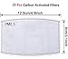 PUSOJIA 20pcs PM2.5 Activated Carbon Filter Replaceable Anti Haze Filter Paper