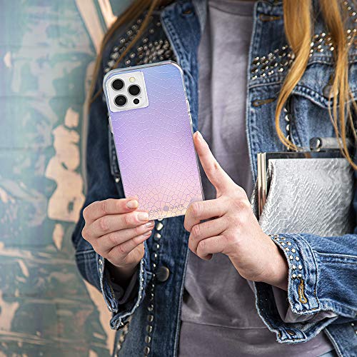 【Case-Mate】 抗菌・3.0m 落下耐衝撃ハイブリッドケース ケースメイト Iridescent Snake/w Micropel for iPhone 12 Pro Max CM045386