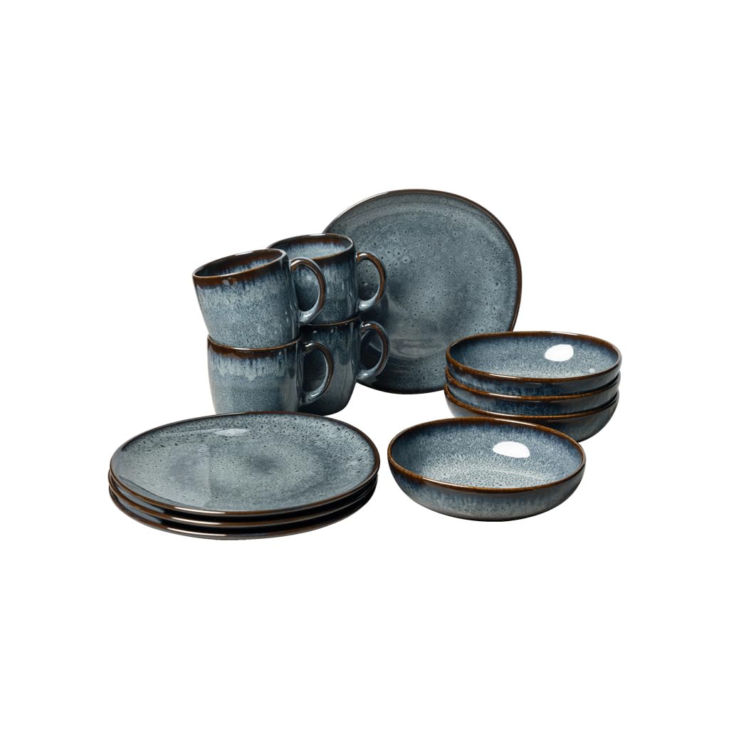 Amazon.com | Villeroy & Boch Tableware Lave Gris 12-piece