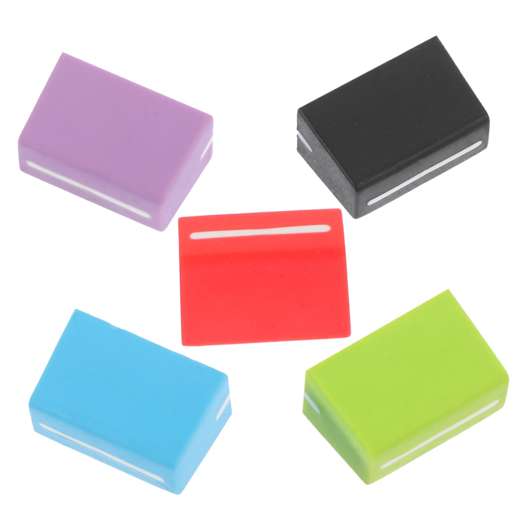 Vaguelly 25piezas Tapa De Reemplazo Para Deslizantes De Consola De Sonido De Morado Compatible Mezcladores y Controladores Diseño Ergonómico Para Ajustes De Audio Efectivos