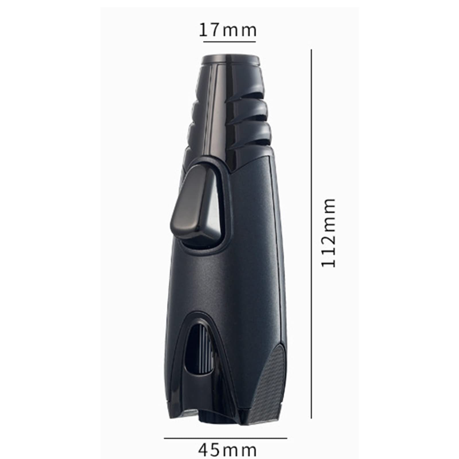 Briquet Torche Compact Rechargeable Allume-Cigare Jet Flamme Briquet Butane Coupe-Vent Haute Température Allumage Bouche Accessoires de Cigarette
