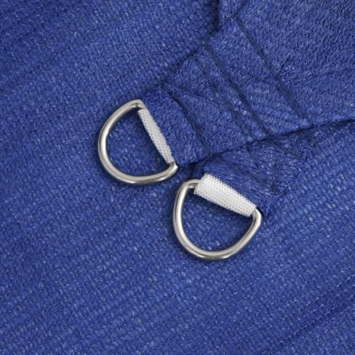 Voile d'ombrage rectangulaire 160g/m² en PEHD avec fixations inox - 7