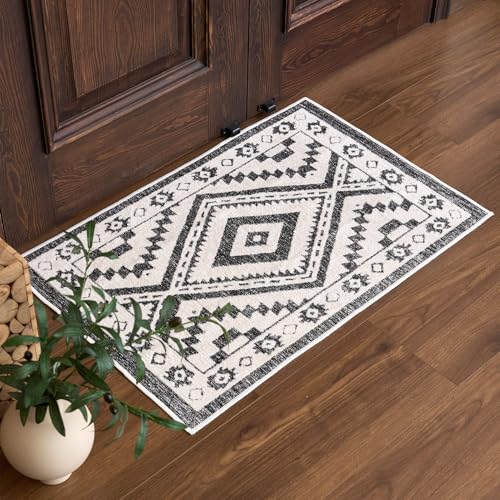 Tapete Decorativo Lavable Estilo Boho 2x3 Pies miniatura 1