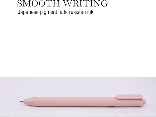 Miniatura 10 de Idcrea Bolígrafos de gel de 0.020 in de punta fina de aguja negra japonesa, sin sangrado para escribir notas y tomar notas, color verde, paquete de