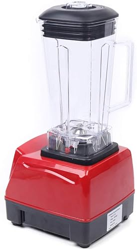 Miniatura 4 de Licuadora profesional, licuadora comercial para encimera, 2 HP 1500 W, resistente, de alta velocidad, 24000 rpm, batidora de alimentos de 67.6fl oz