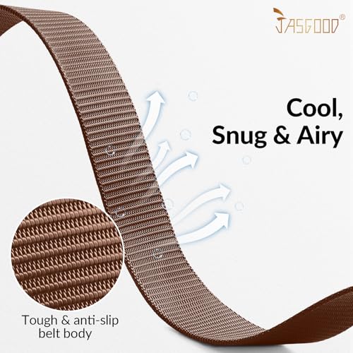 Image of JASGOOD Nylon Canvas Breathable Military Tactical Men Waist Belt With Plastic Buckle