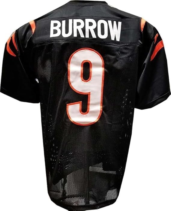 Custom Stitched Joe Burrow Youth Black Jersey Size Youth Small