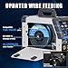 AZZUNO MIG Welder 110V/220V, 200A 8 in 1 Welder Machine Flux Core MIG/Gas MIG/MAG/Aluminum MIG/Spot MIG/Lift TIG/Stick Welding/Spool Gun Compatible, Multiprocess Welding Machine
