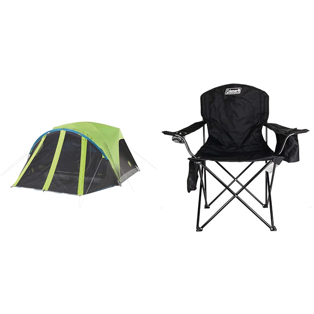 Amazon.com : Coleman Carlsbad Dark Room Camping Tent with Screened