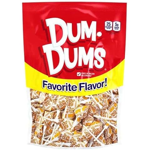 Dum Dums Butterscotch Lollipops Cover