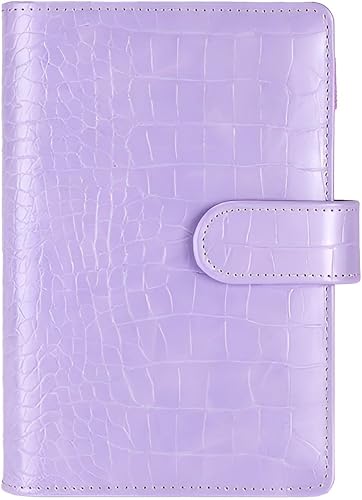 Miniatura 7 de Carpeta de presupuesto de cocodrilo A7 con sobres de cremallera, sistema de sobres de relleno de efectivo, mini organizador de dinero para ahorrar,