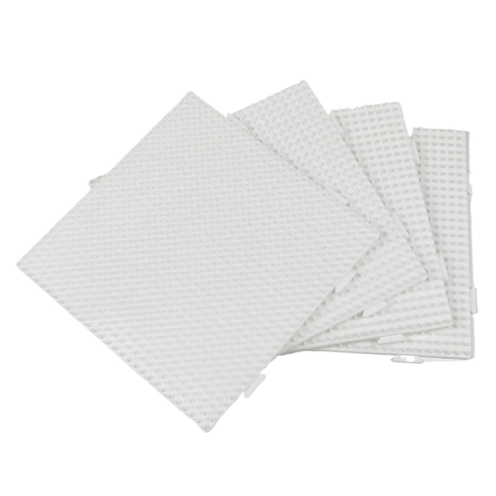 Tablero de plantilla con cuentas blancas 5mm con base de encaje perfecto para rompecabezas