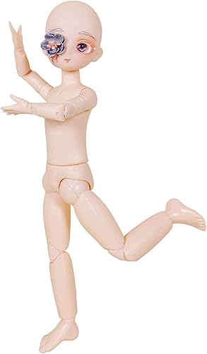 Miniatura 2 de Proudoll Muñeca BJD de 16 de 11.8 in y 12 pulgadas con articulación de bola, 18 articulaciones de movimiento, figuras de acción de PVC, cuerpo de