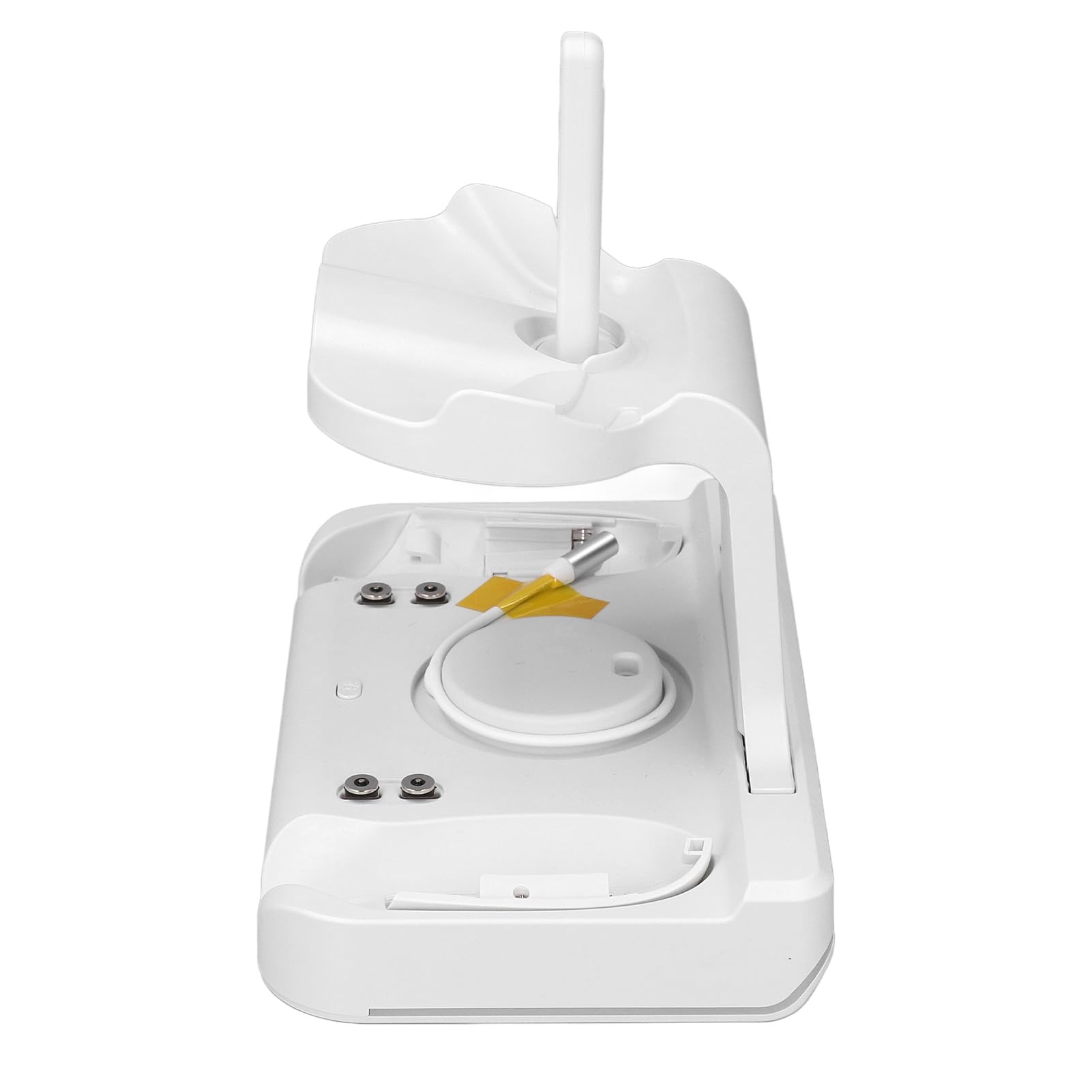 Base di Ricarica per Controller Visore VR, Pratico Supporto di Ricarica per Controller VR, Luce RGB per Dispositivo VR (WHITE)