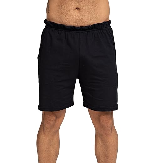 Short Básico Masculino Algodão Casual, Pijama, Dia a Dia, com Bolso