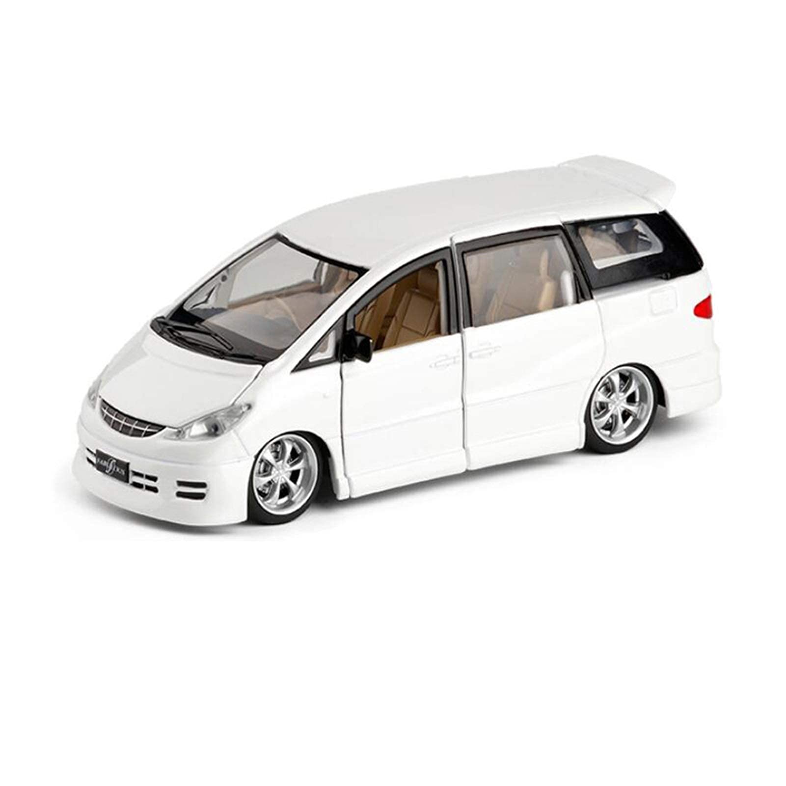 1:32 Scale For Toyota Previa Alloy Toy Car Diecast MPV Vehicle