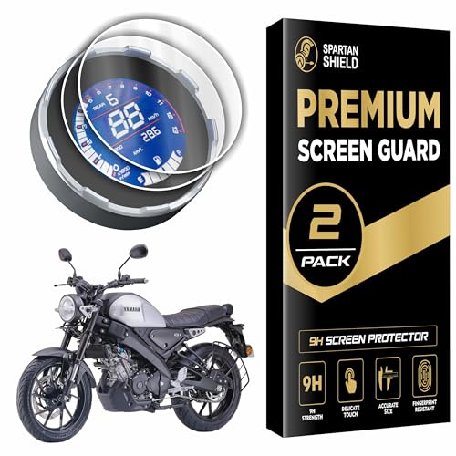 Image of Spartan Shield [2 PACK Digital Meter Screen Guard For YAMAHA XSR 155 || Speedometer TFT Display Protector | Scratch Resistant | Xsr155 Instrument Cluster Cover Accessories 2025+ [Not Tempered Glass]