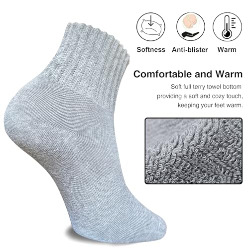 Womens Thick Cushioned Boot Socks Winter Warm Socks Cozy Crew Socks 4 Pairs2