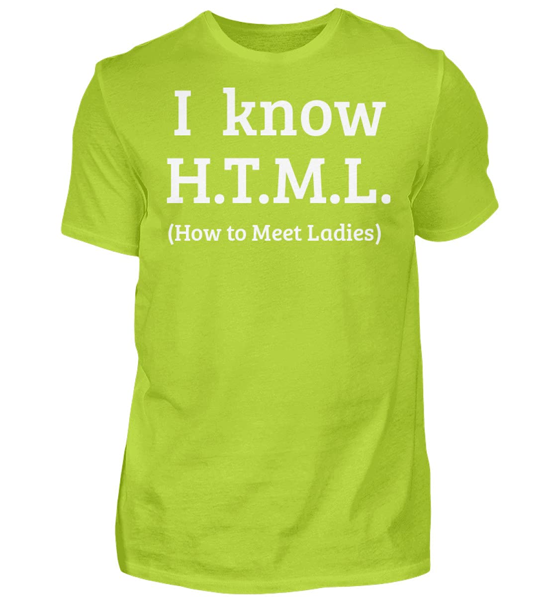 T-shirt I Know HTML idée cadeau originale pour développeur web XXL - 3