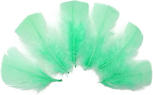 Vista 24 de 1/4 lb - Aqua Blue Pavo Marabou Corto Plumas Sueltas Mullidas Al Por Mayor A Granel