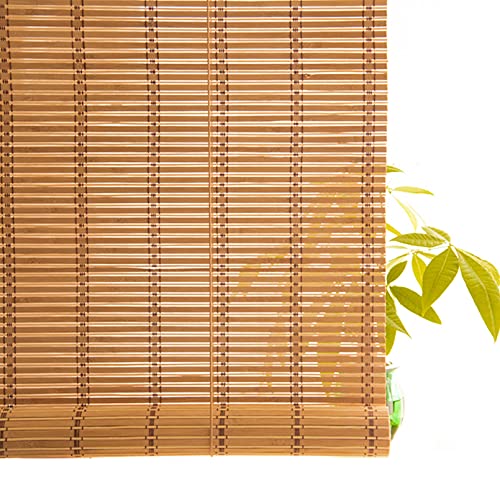 Bambusrollo Outdoor,Retro Bambus Rollo Jalousine,45-140cm Breit Bambus...