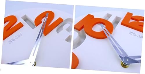 Miniatura 2 de Reloj de pared redondo moderno reloj de pared 3D moderno reloj de pared vintage 3D DIY relojes de pared 3D reloj de pared moderno de dígitos grandes