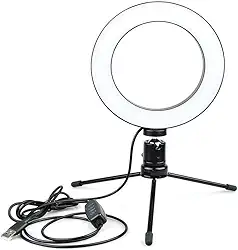 Luz e Iluminador Ring Light 6 Polegadas 36 Led Usb Led Misto Mesa