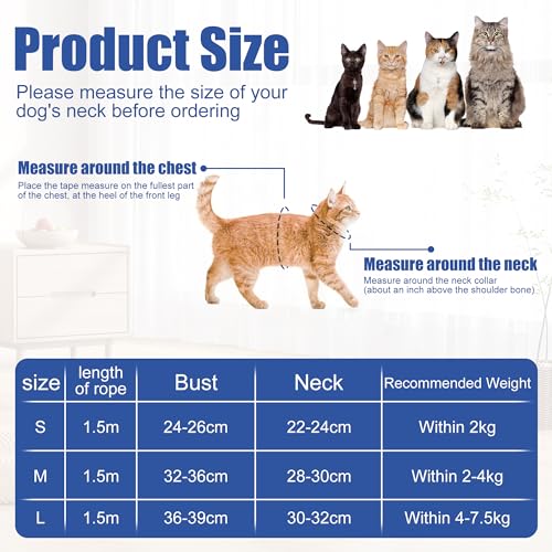 Kcysta Cat Harness and Lead Set Escape Proof, Cat Vest Harness and Leash Set - Image 2