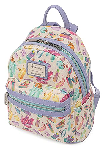Loungefly Disney Crystal Sidekicks All Over Print Womens Double Strap Shoulder Bag Purse2