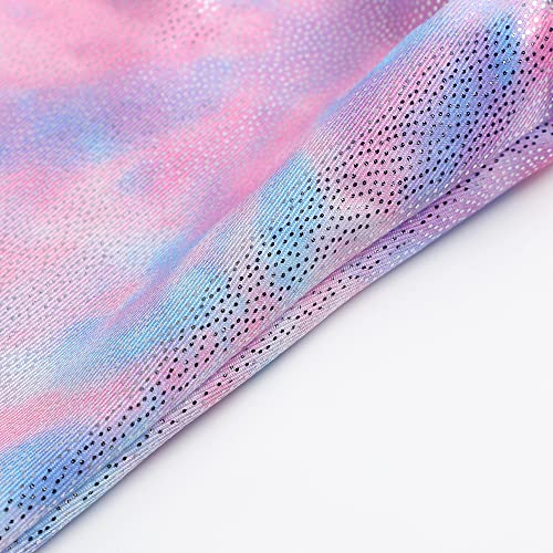 Image of HOZIY Gymnastics Leotards for Girls Unicorn Aurora Rainbow Mermaid Dinosaur Cupcake Sparkle Biketard Toddlers Kids Children