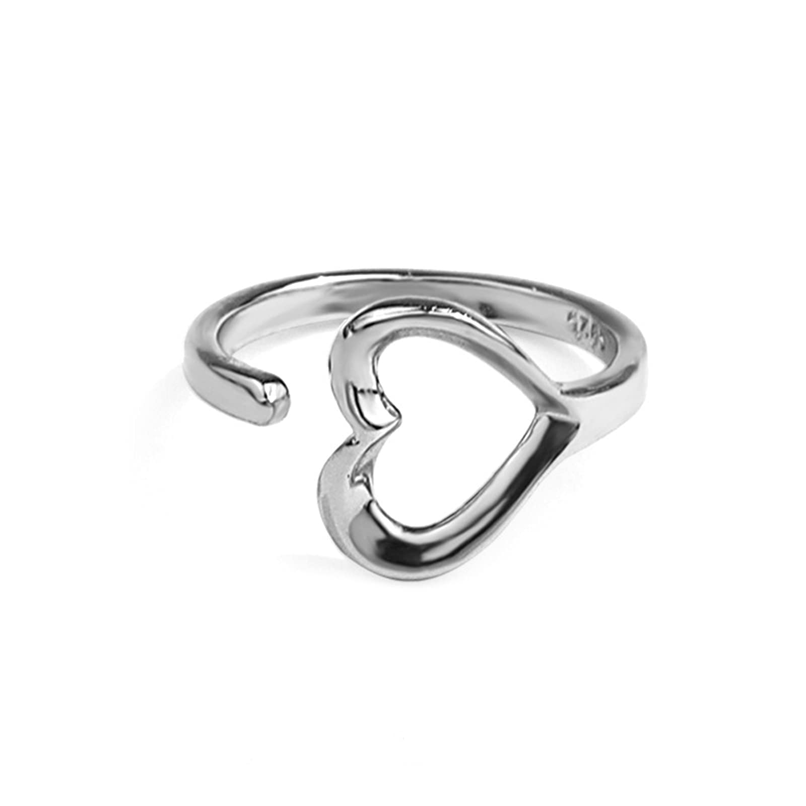 Bagues en forme de cœur ajustables Infinity Love : finis les problèmes de taille