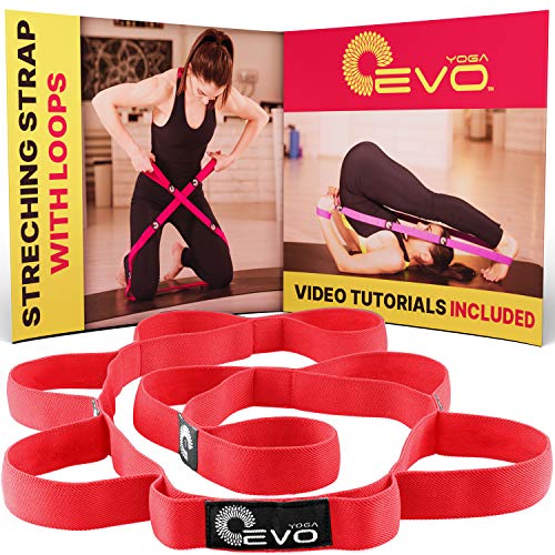 yoga evo elastic stretching strap