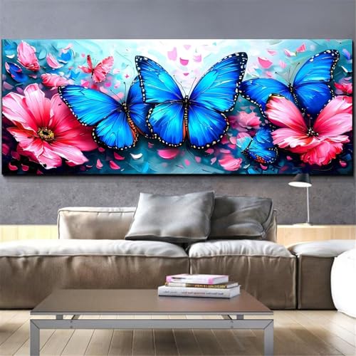 Fleur Diamond Painting Adulte Grand Format 70x200cm Broderie Diamant Kit Complet
