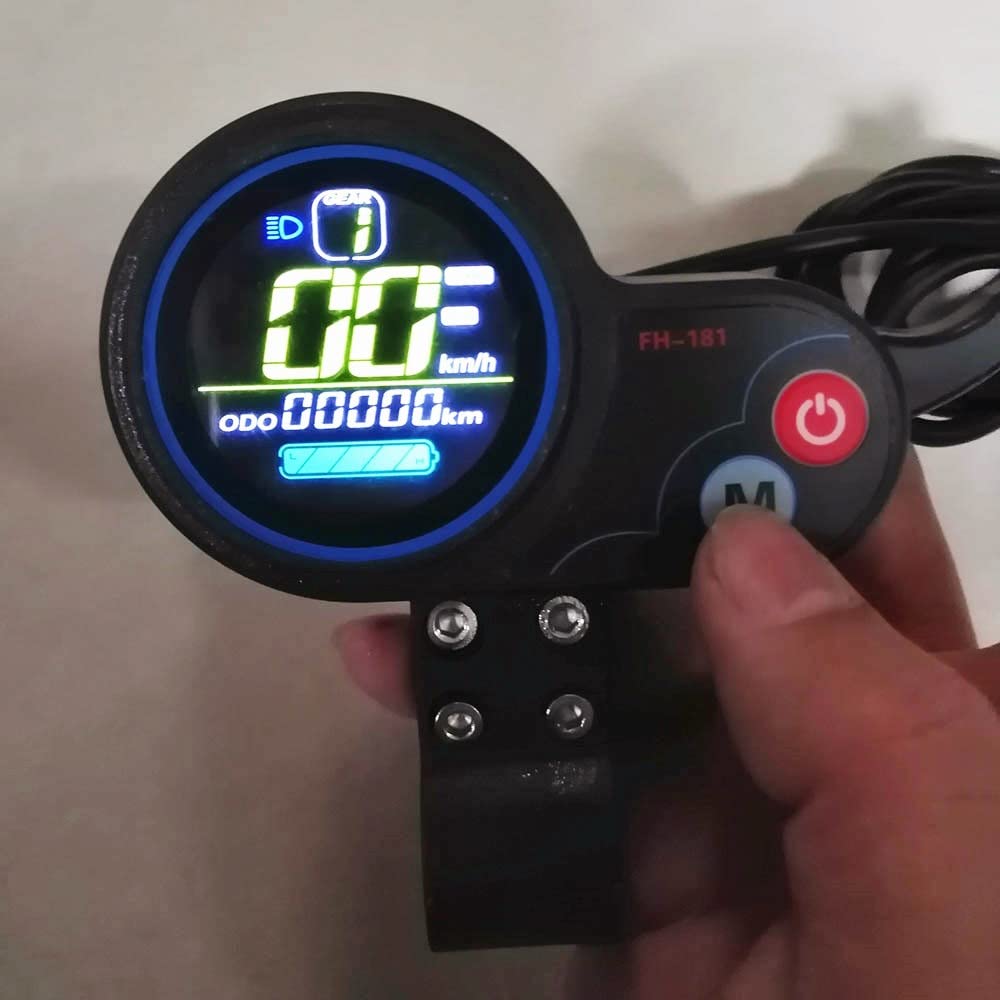 Regulador Patinete Electrico 3 6V 48V 250W 350W Controlador de Scooter eléctrico con Velocidad de visualización del Acelerador for Motor/Scooter/e Bicicleta Controlador del Motor
