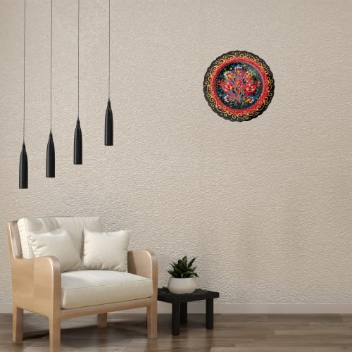 Ayennur Turkish Decorative Plates-7.08 Inch(18Cm) Handmade Ceramic For Wall Hanging Home Decor #TOP1