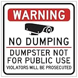 Letrero magnético de aluminio de metal de 12 x 8 pulgadas, no para uso público, exterior e interior