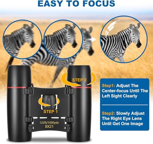 Image of 30x60 Small Binoculars, Mini Plastic Binocular for Travel Camping | 30x60 Portable Mini Binoculars, Binoculars Telescope for Outdoor Camping Hiking Traveling
