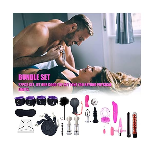 Hualieli 22 Stücke Paare Sex Einstellbare Komfortable Paarliebhaber Spielzeug, Yoga Kit Für Paar Erwachsene Spielzeug… – Bild 13