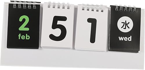 TEHAUX Soporte para calendario de calentador, calendario perpetuo, calendario eterno 2023, calendario de Navidad, calendario de cuenta regresiva