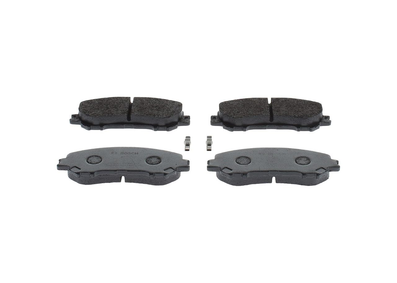 Bosch BP1735 - Brake Pads Car Front Axle - Bosch Quality - Reduced Noise and Dust - ECE-R90 Certified - Copper-Free - 1 Set of 4 Pads